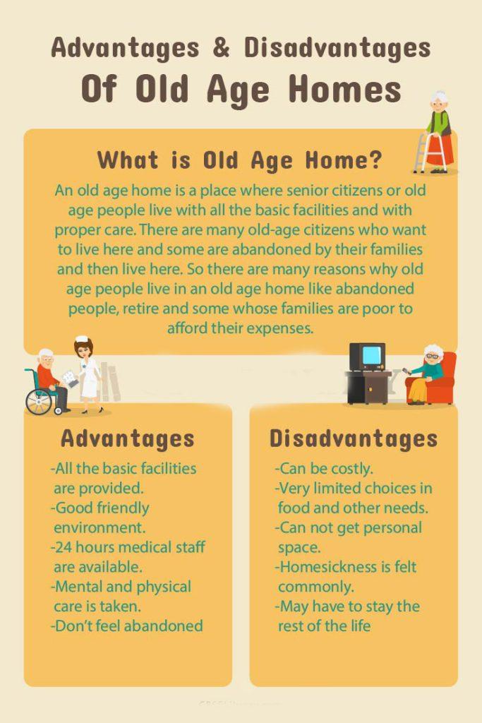 Old age homes advantages and disadvantages