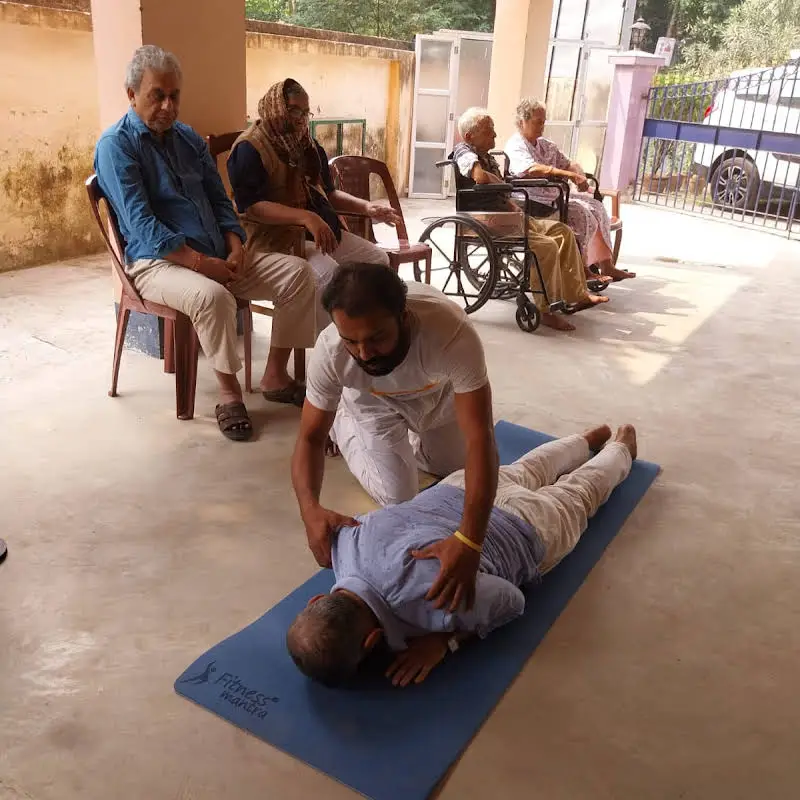 bengali healthy yoga utsav for old people